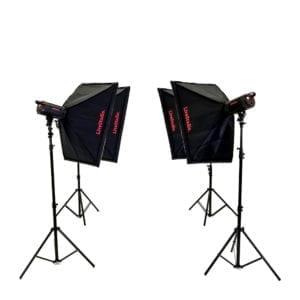 3044noc LiveStudio LED software controlled 4 Light kit