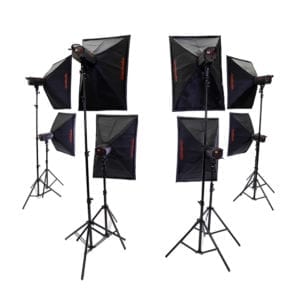 3044noc LiveStudio LED software controlled 8 Light kit