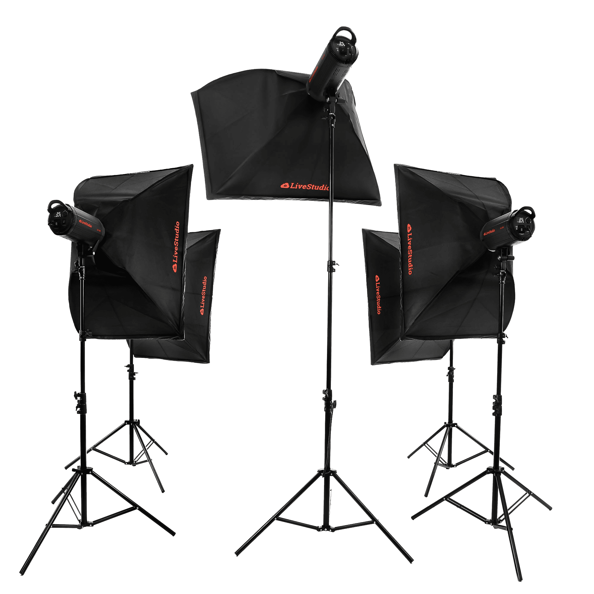 3044noc LiveStudio -5 light product photography kit and software
