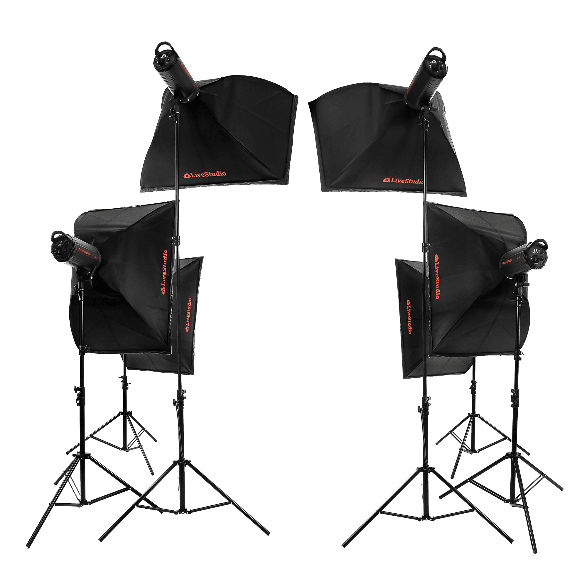 3044noc LiveStudio - 6 light product photography kit and software