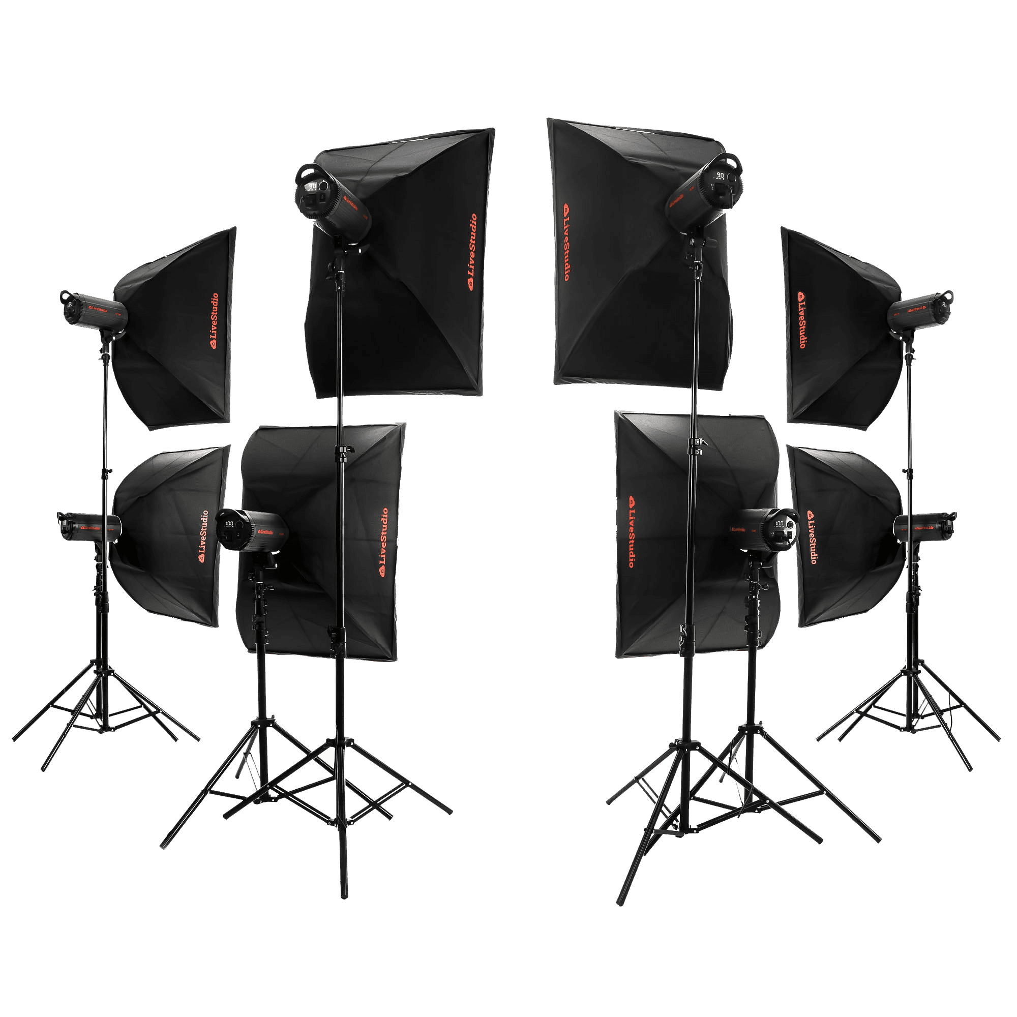 3044noc LiveStudio - 8light product photography kit and software